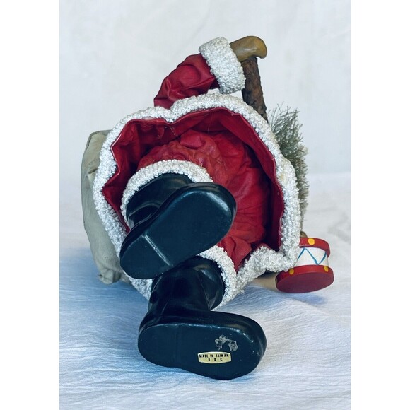 Clothique Possible Dreams Christmas Santa W Christmas Tree Gifts Drum 10" 2004 - Picture 11 of 13